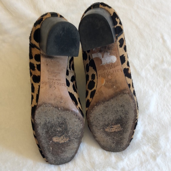 Kate Spade Leopard print Calf Hair Booties size 7. - Picture 5 of 9